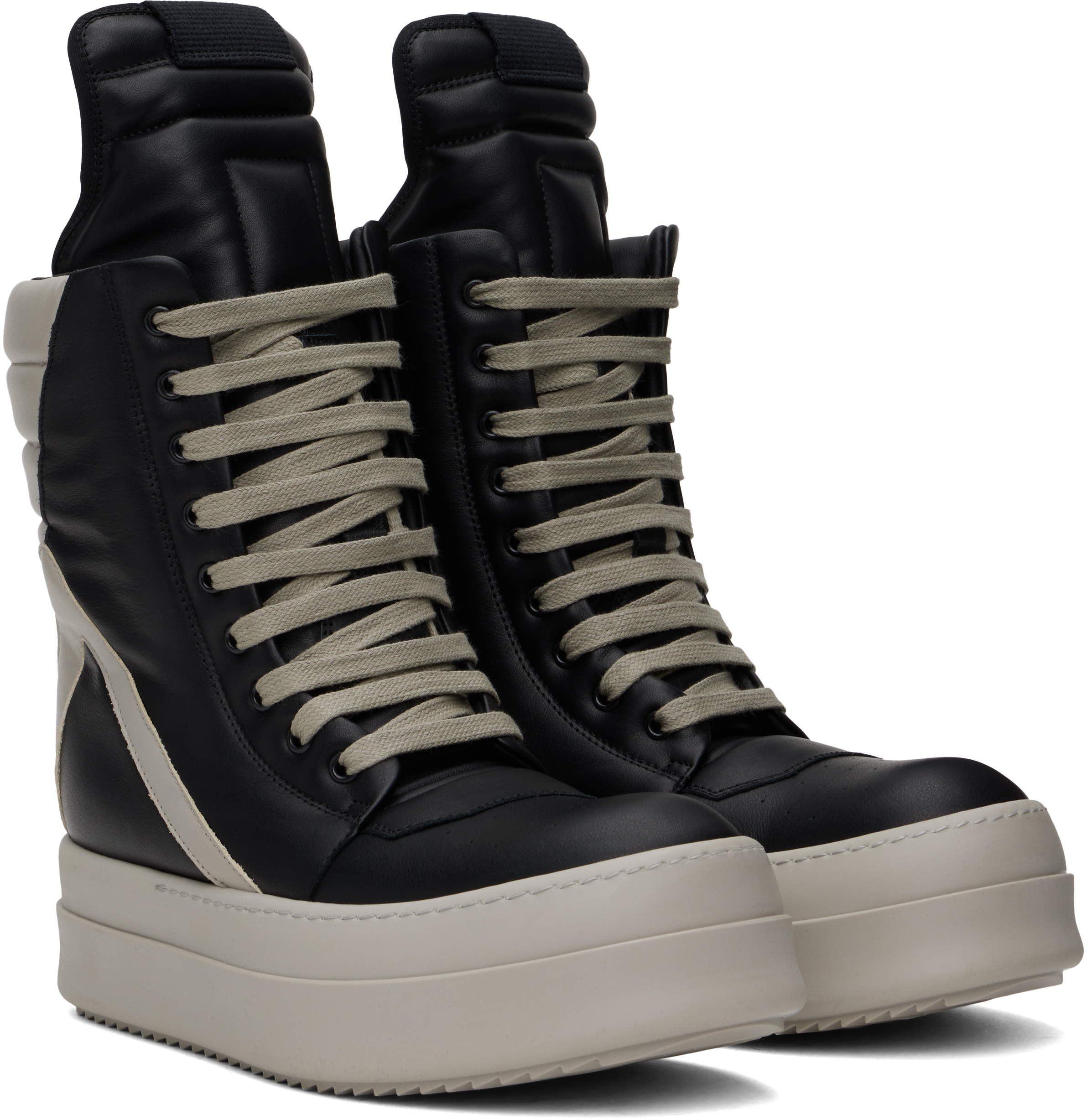 Rick Owens Porterville Geobasket 43 リック RICK OWENS Geobasket Porterville Men's High Top Thulian/Milk