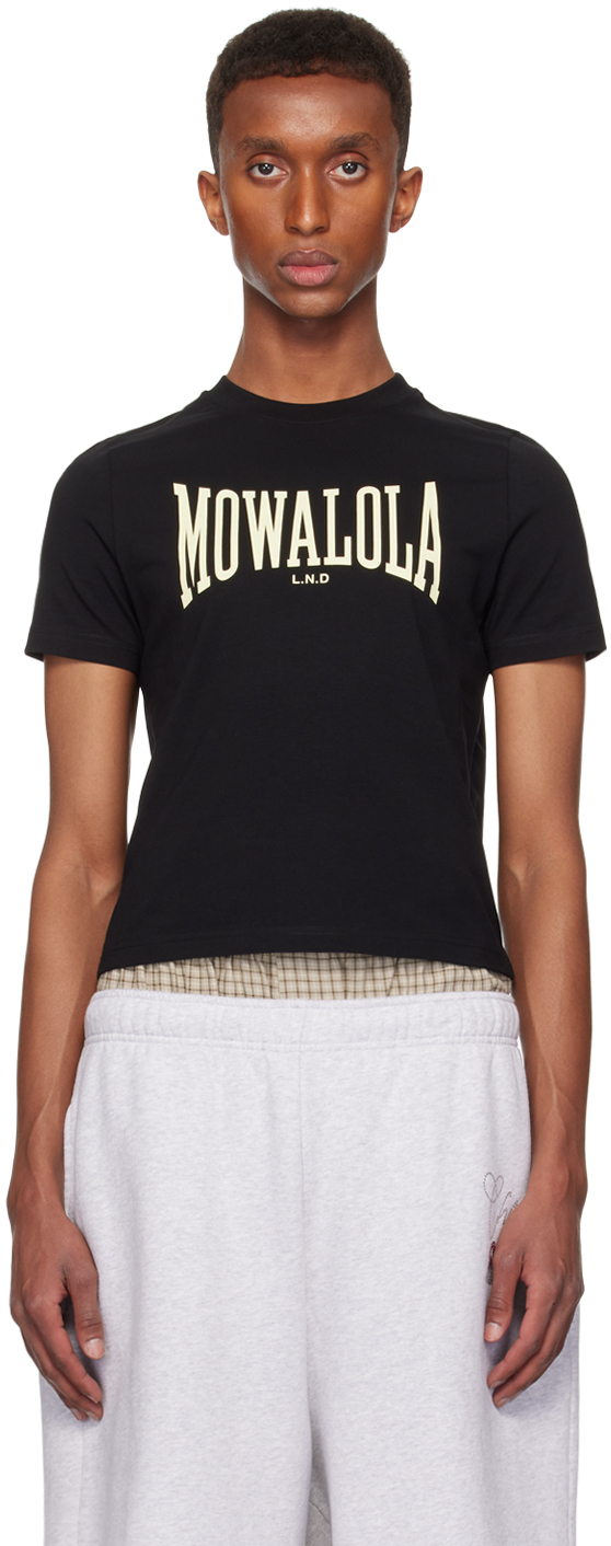 MOWALOLA WOMEN SWEAT TEE / BLK    要在庫確認 SWEAT TEE - BLACK – MOWALOLA