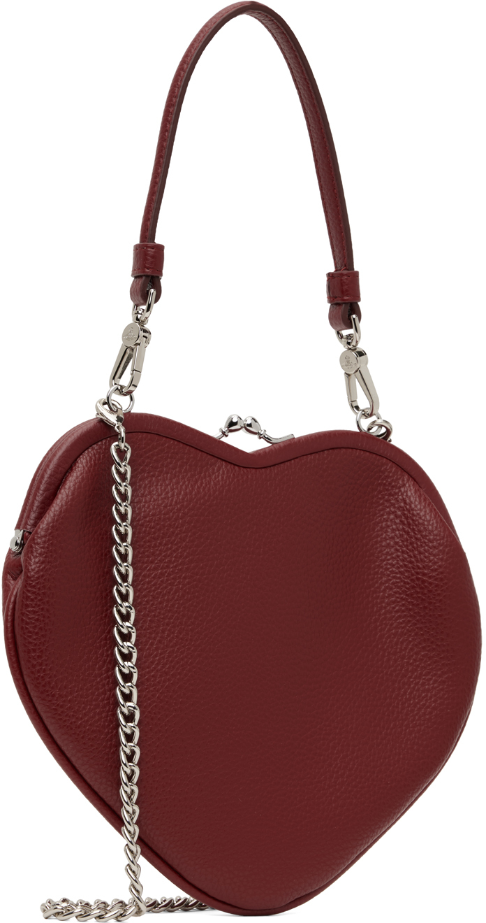 ★Vivienne Westwood★ Bell Heart Frame Tote Bag Red 4B010004 Belle Heart Frame Purse in RED | Vivienne Westwood®