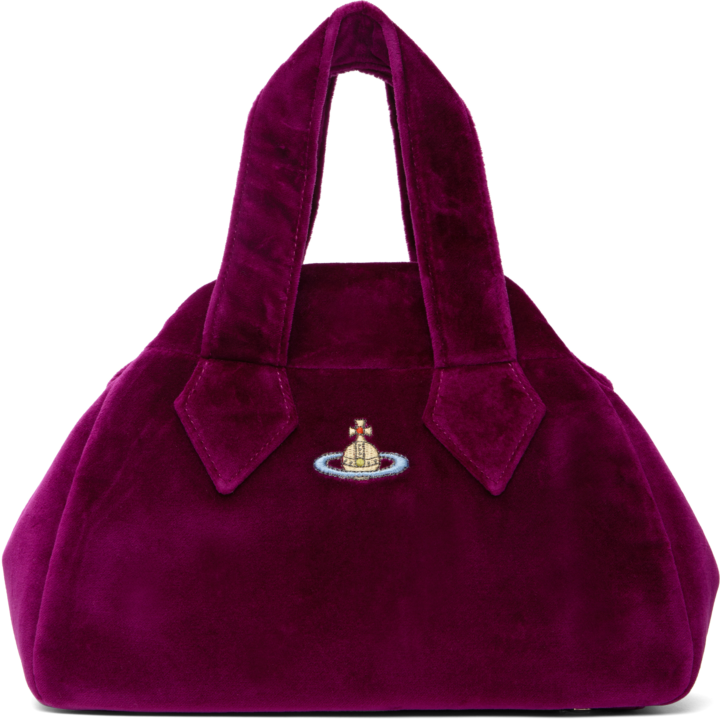 24AW new/Vivienne Westwood モアレトートバッグ Bag Purple Vivienne Westwood Vivienne'S Moiré Tote Bag In Purple - 30