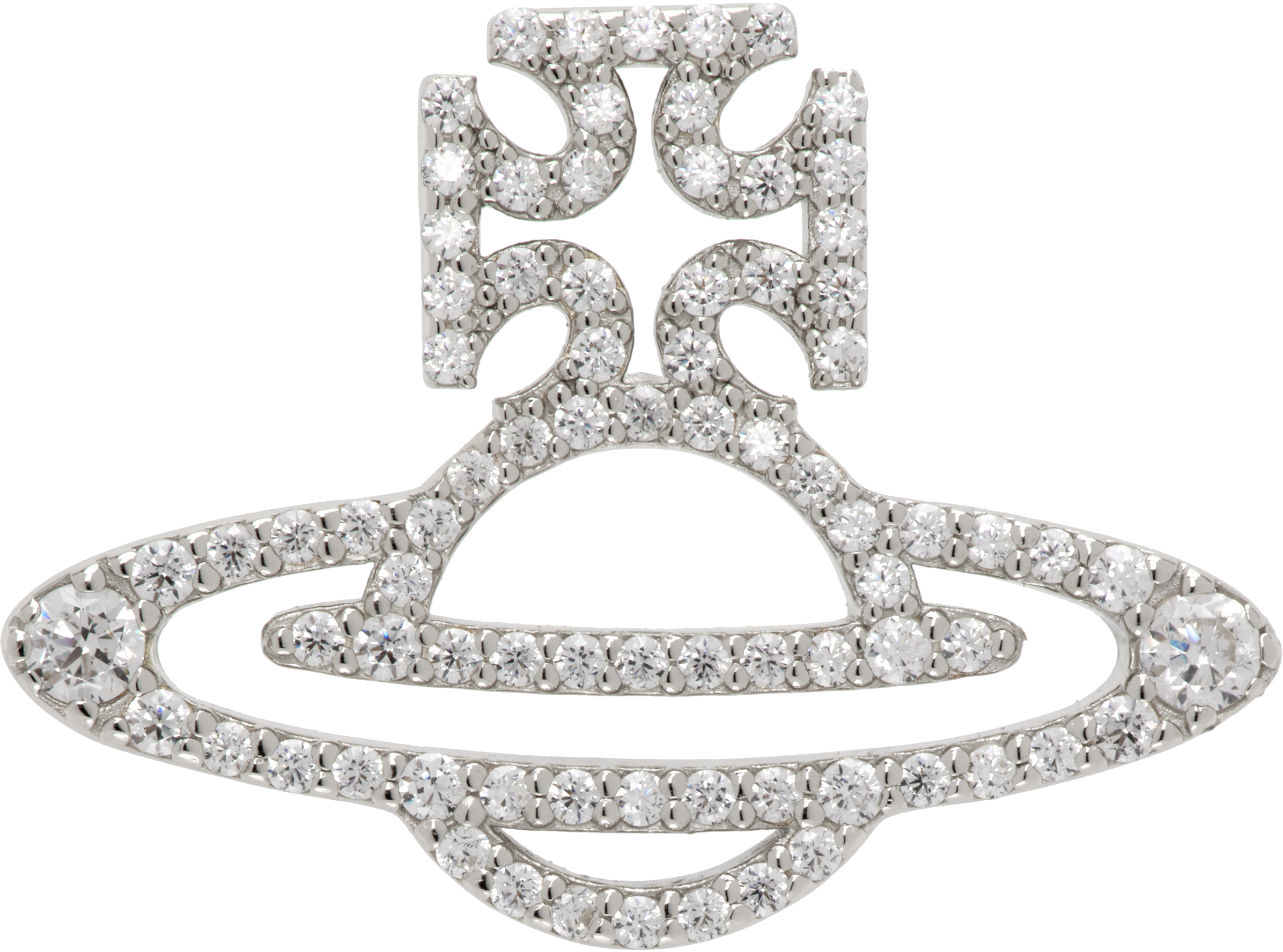 Vivienne Westwood Silver Trudy Single Stud Earring - Fashion