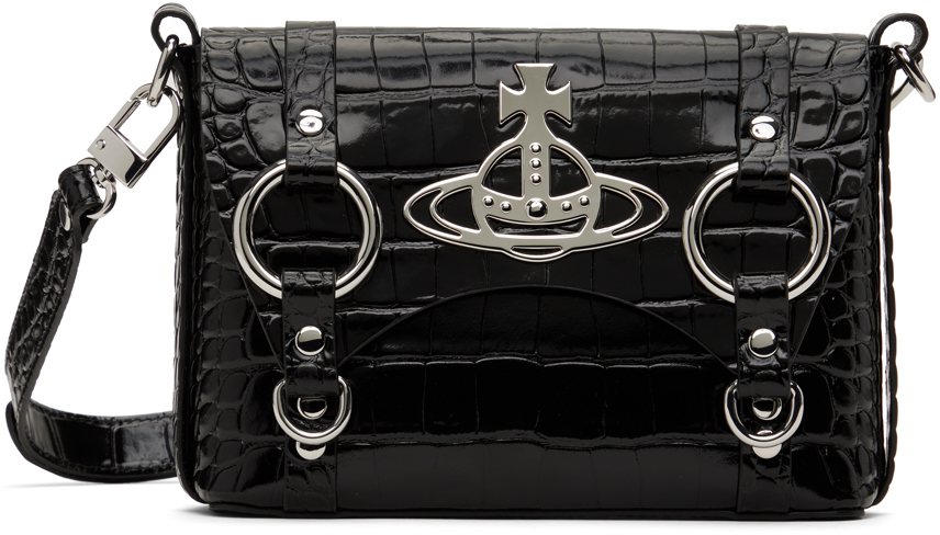 Vivienne Westwood正規品/送料関税込み KIM CROSSBODY BAG Vivienne Westwood Black Kim Crossbody Bag Vivienne Westwood