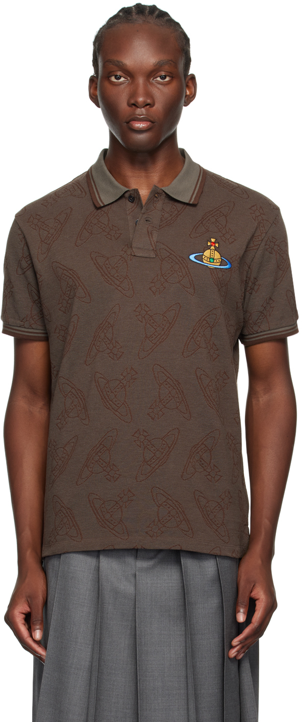 Vivienne Westwood Brown Classic Polo - Polo Shirts - BeyondStyle