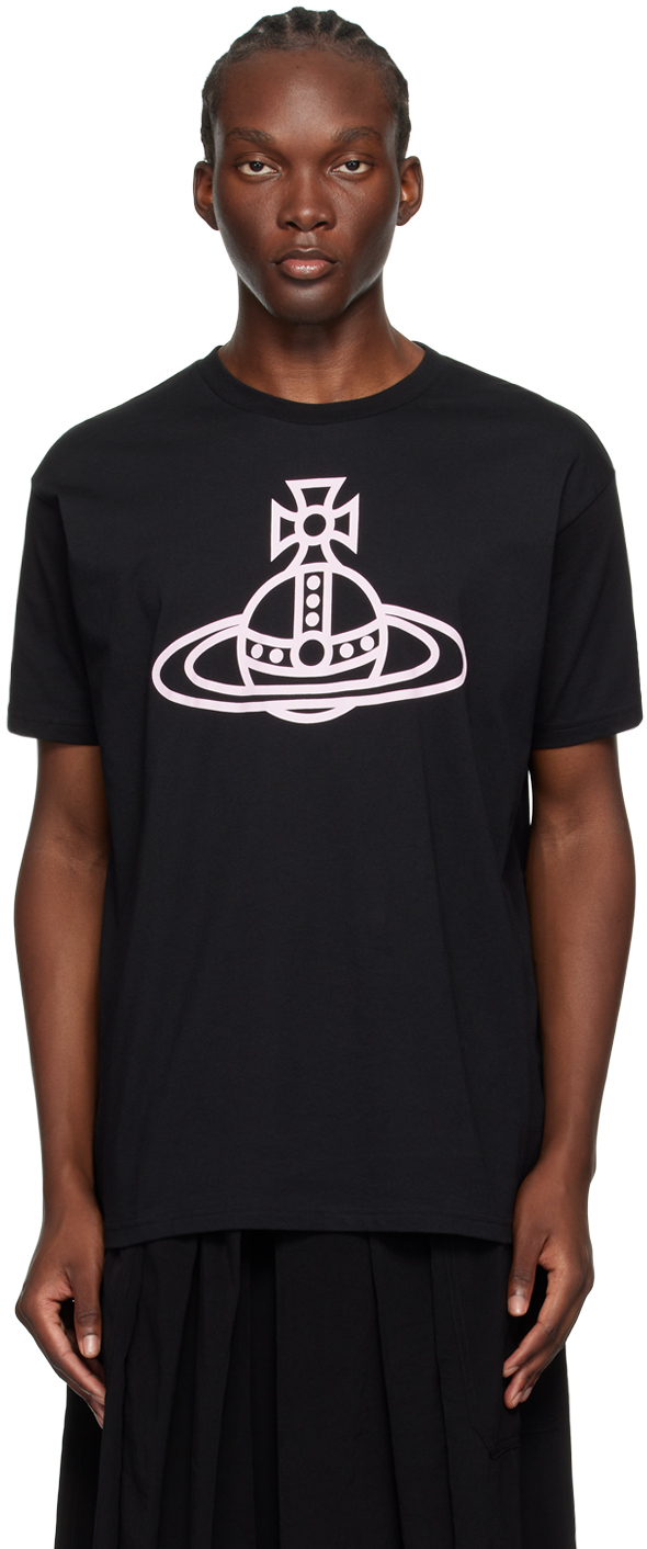 【最終値下げ】Vivienne Westwood Tシャツ Shop Black 'Westwood Sécurité' T-Shirt on Sale at