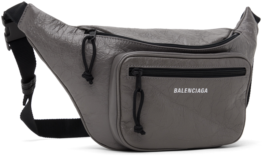 バッグ Balenciaga explorer belt bag Balenciaga Explorer Leather Belt Bag | Black | FARFETCH