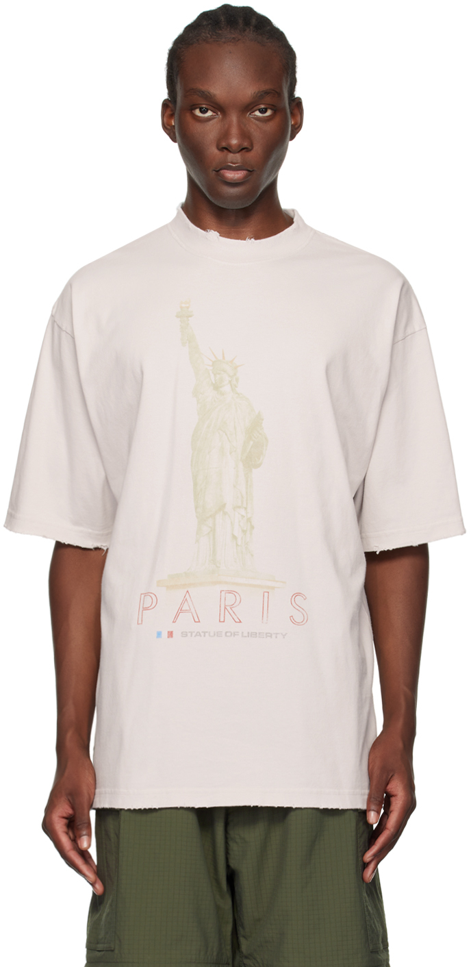 BALENCIAGA Paris Liberty コットン Tシャツ シンプルスタイル 0400021575535_BLACK?wid=600&