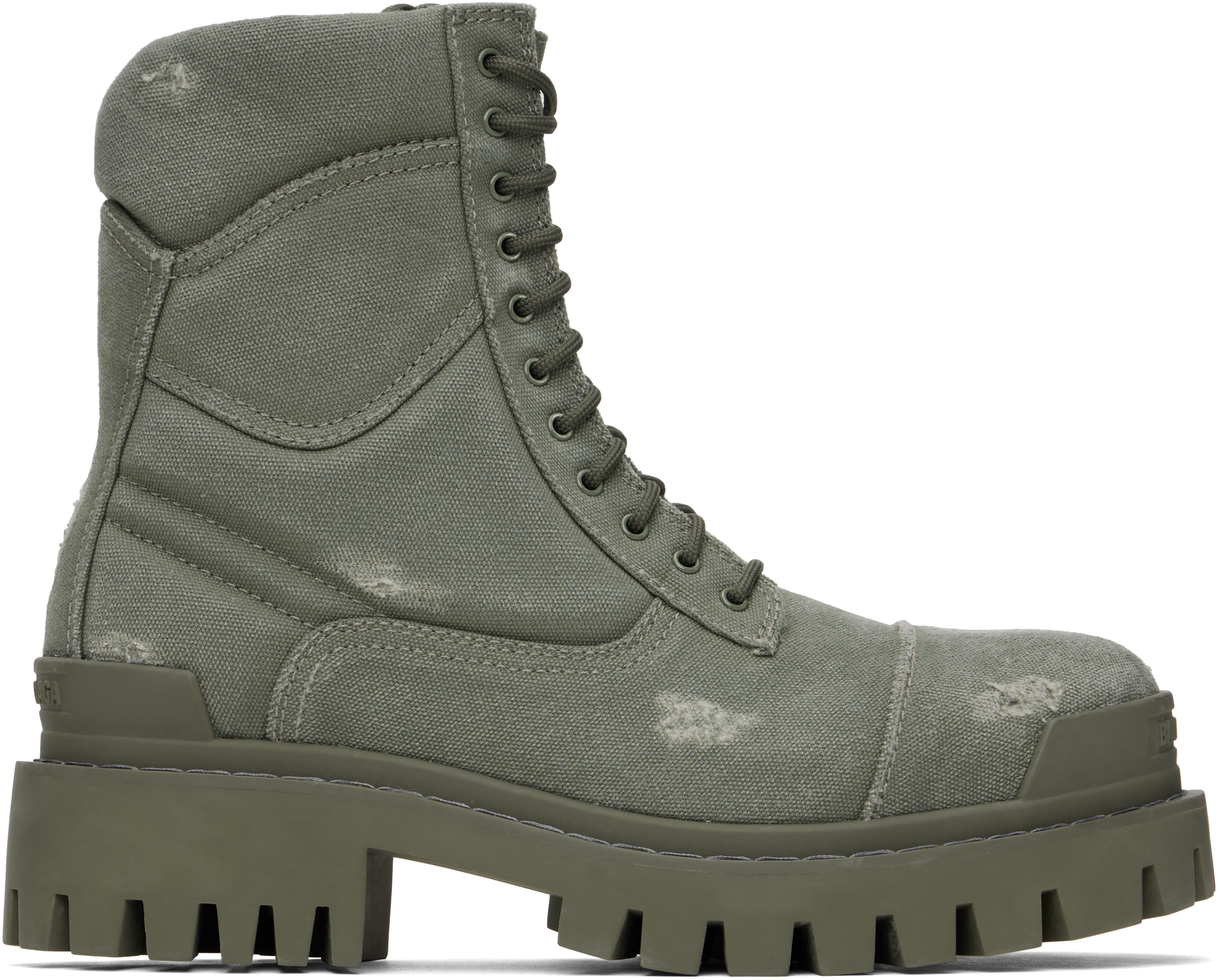 Shop Khaki Combat Strike Boots on Sale at BeyondStyle – Get