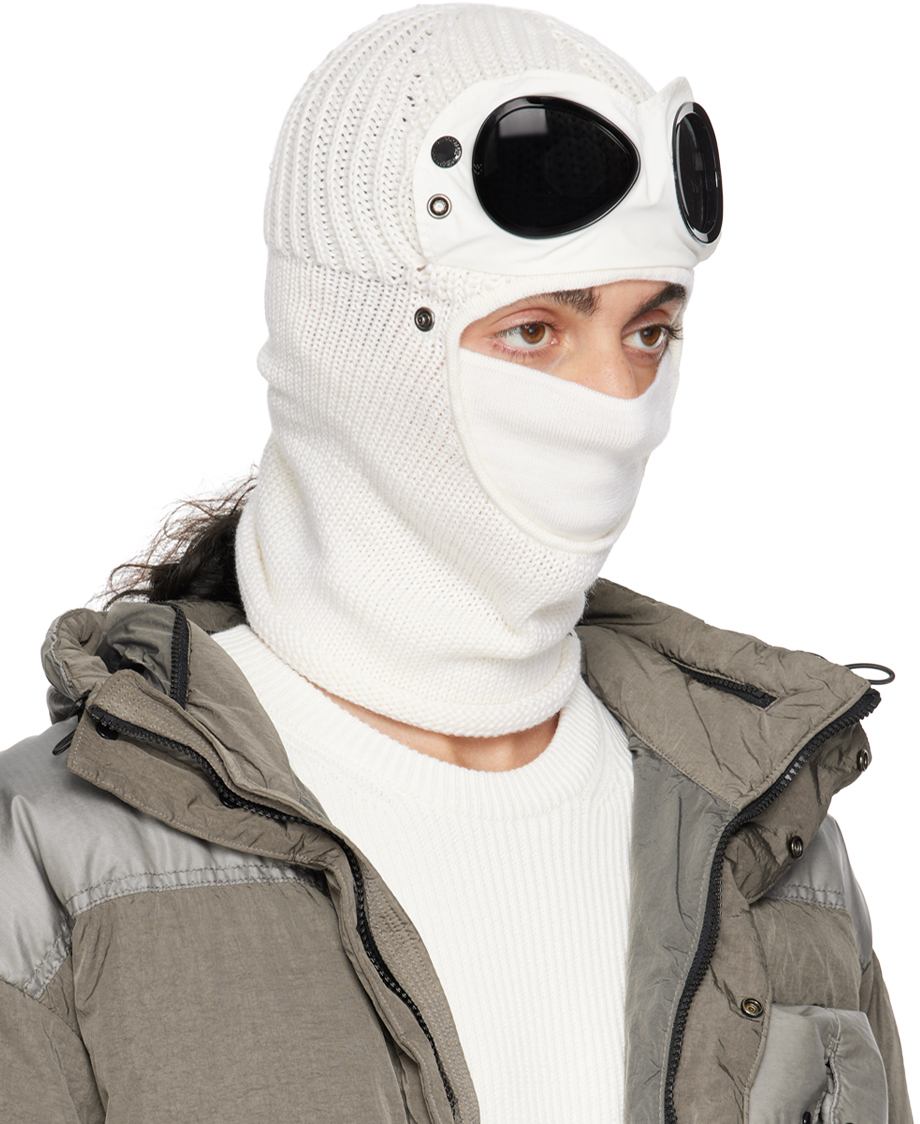 C.P. Company Off-White Goggle Balaclava - Hats - BeyondStyle