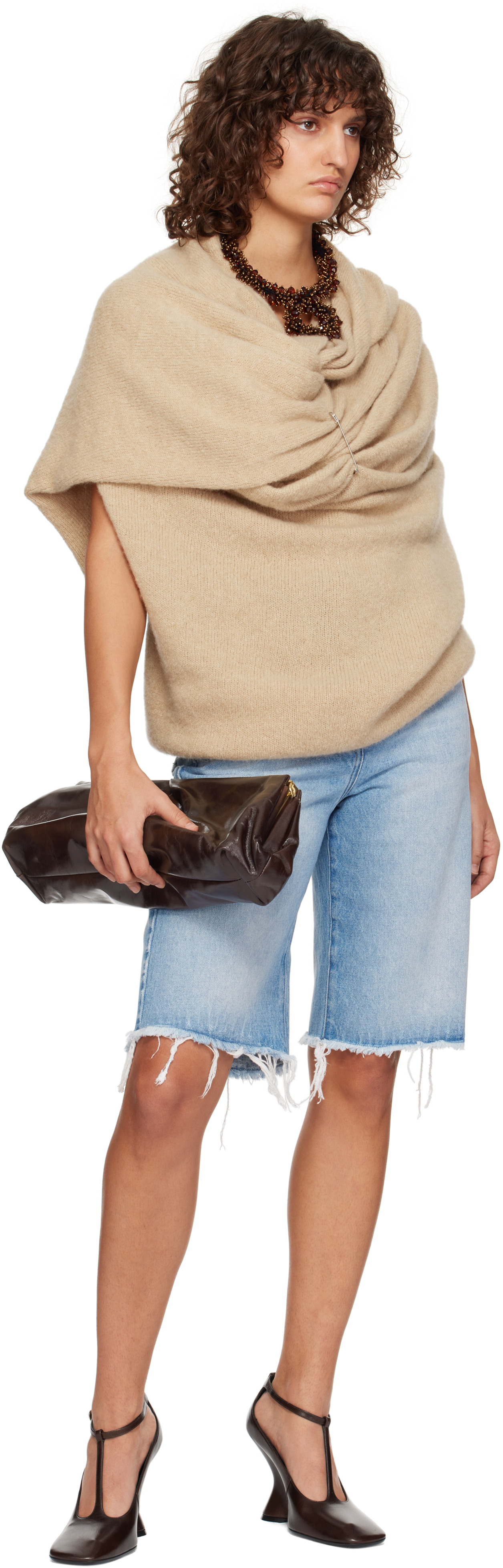 Brown Embroidered Necklace – On Sale Now with Up to 70% Off