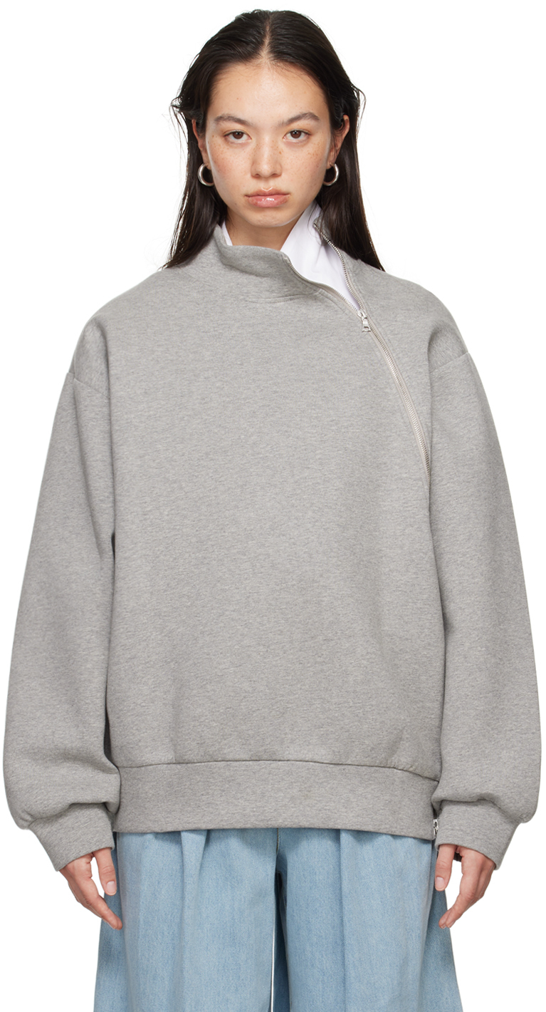 Gray Zipped Sweatshirt – On Sale Now with Up to 56% Off | Discover