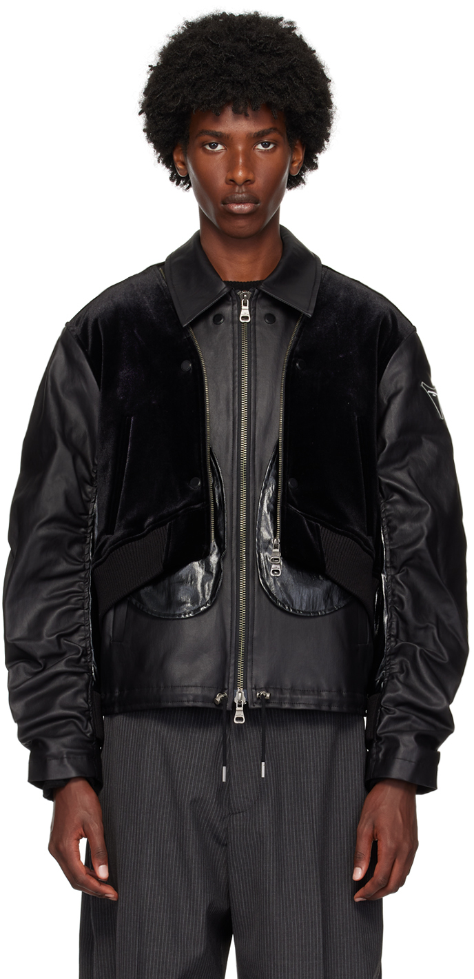 アウターその他 ANDERSSON BELL Vientine zip-up jacket awa627mBLACK A24FWWAM6 ANDERSSON BELL Black Bientain Zip-Up Jacket - Jackets