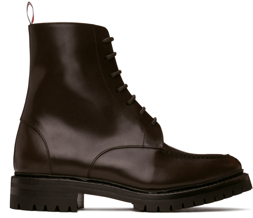 Brown Commando Sole Apron Stitch Boots – On Sale Now with Up  display picture 2
