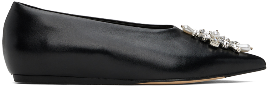 フラットシューズ SIMONE ROCHA Woman Ballet flats Black BPT1B0755 BLACK Embellished Ballerina Grip – Simone Rocha