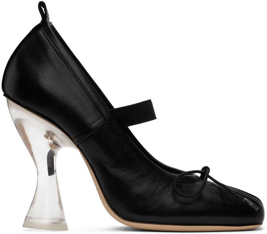【Simone Rocha】ブラック High Ballerina ヒール Simone Rocha Black High Ballerina Heels - High Heels