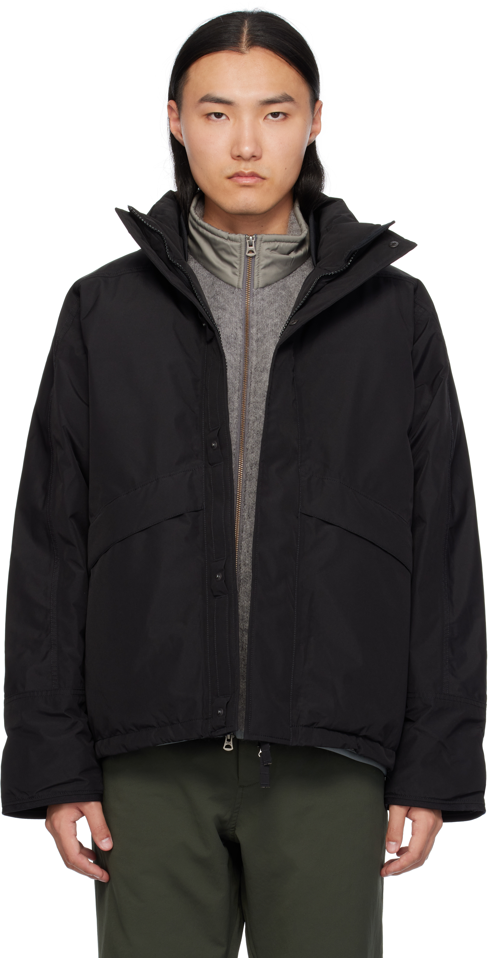 Shop Black GORE-TEX Short Down Jacket on Sale at BeyondStyle – Get