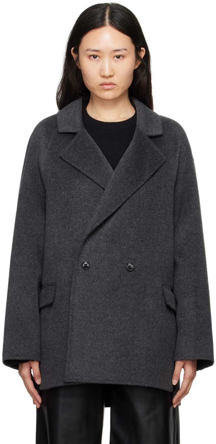 Loulou Studio Gray Gary Coat - Coats - BeyondStyle