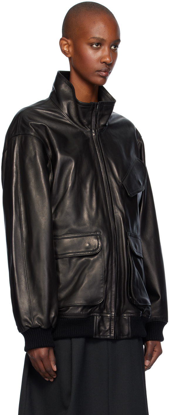 オーラリー24aw HEAVY LAMB LEATHER ZIP BLOUSON AURALEE HEAVY LAMB LEATHER ZIP BLOUSON 4
