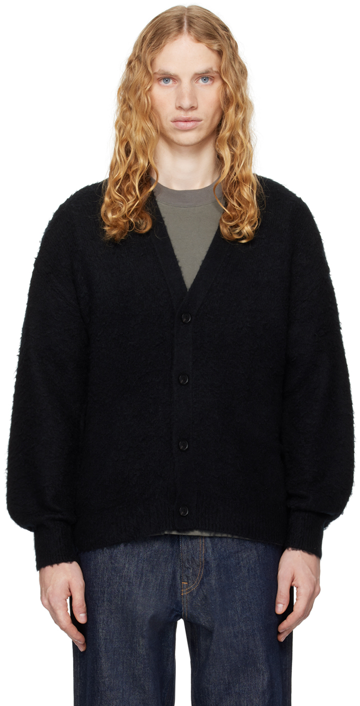 トップス AURALEE BRUSHED WOOL CASHMERE SILK KNIT AURALEE BRUSHED WOOL CASHMERE SILK KNIT CARDIGAN A24AC01WK