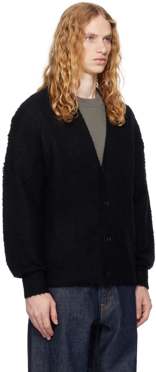 トップス AURALEE BRUSHED WOOL CASHMERE SILK KNIT Black Brushed Wool Cashmere Silk Sweater by AURALEE on Sale