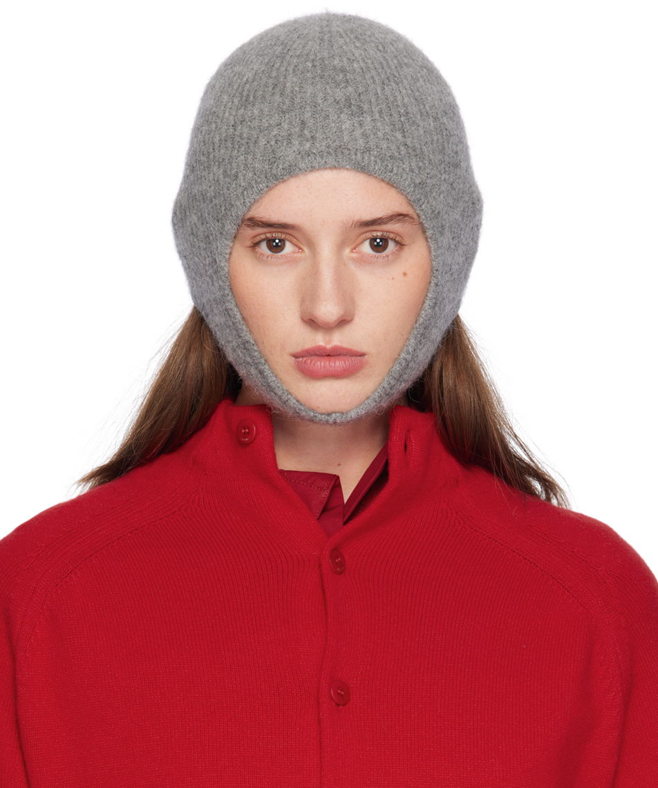 Gray La Casa 'La capuche Gros Grain' Beanie – On Sale Now with Up