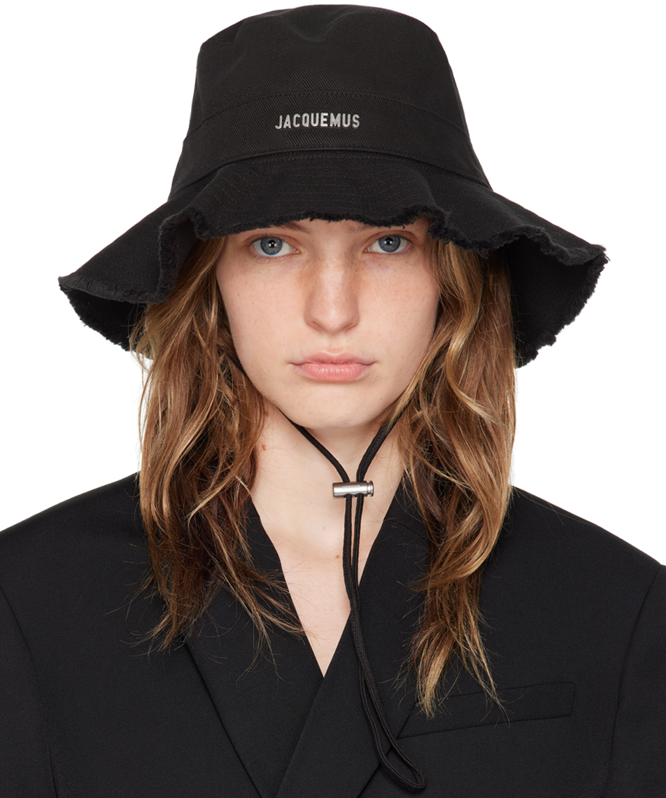 Jacquemus Black Les Classiques 'Le bob Artichaut' Bucket Hat