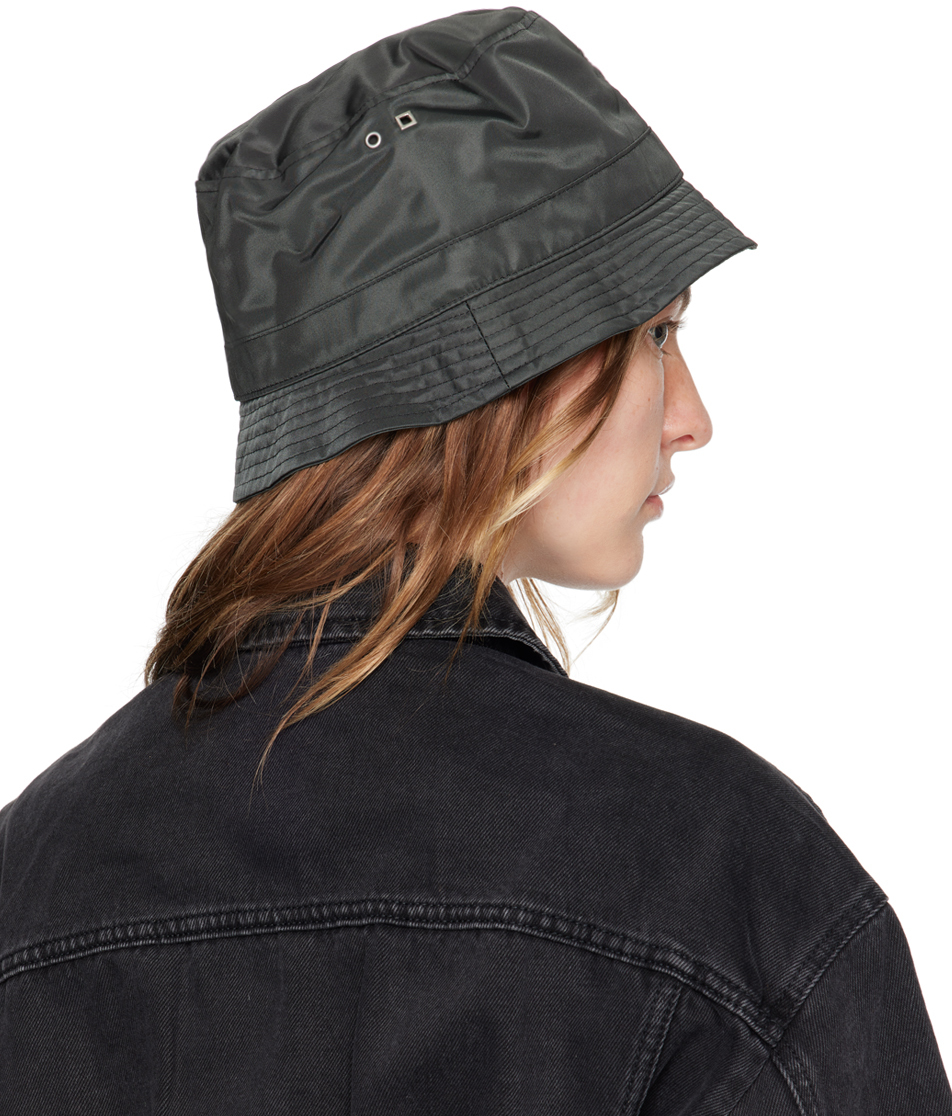 Jacquemus Black Les Classiques 'Le bob Ovalie' Bucket Hat