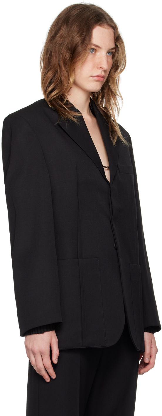 Jacquemus Black La Casa 'La veste d'Homme' Blazer - Suits