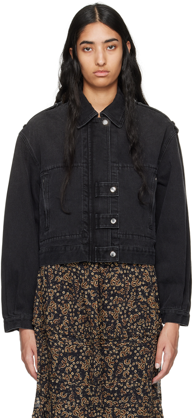 ISABEL MARANT｜DENIM JACKETS (JULIE (VE0359FA B3H02E 86L Julie jacket Woman blue | ISABEL MARANT Official online store