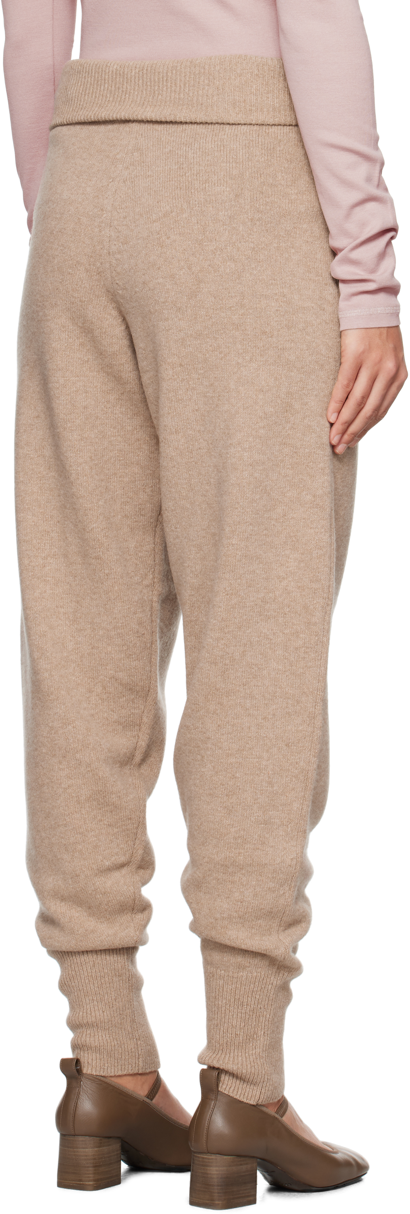 【関税込み】LEMAIRE グレー Soft リブ ラウンジパンツ Lemaire Beige Soft Rib Lounge Pants - Leggings - BeyondStyle