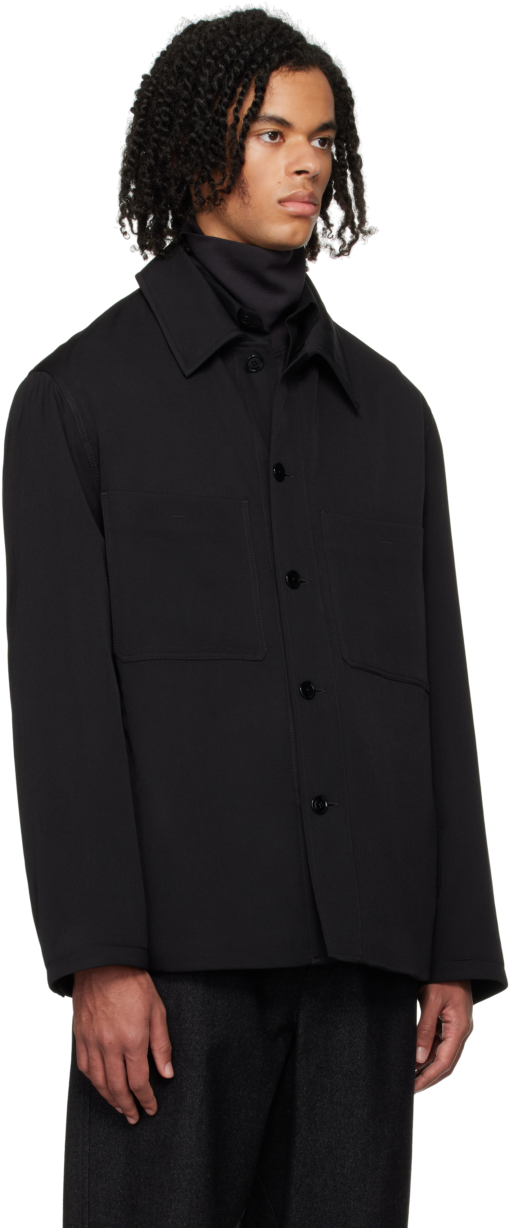 【新品タグ付】LEMAIRE SUIT COAT（BLACK）サイズ46 Lemaire Maxi Double Breasted Jacket | Liberty
