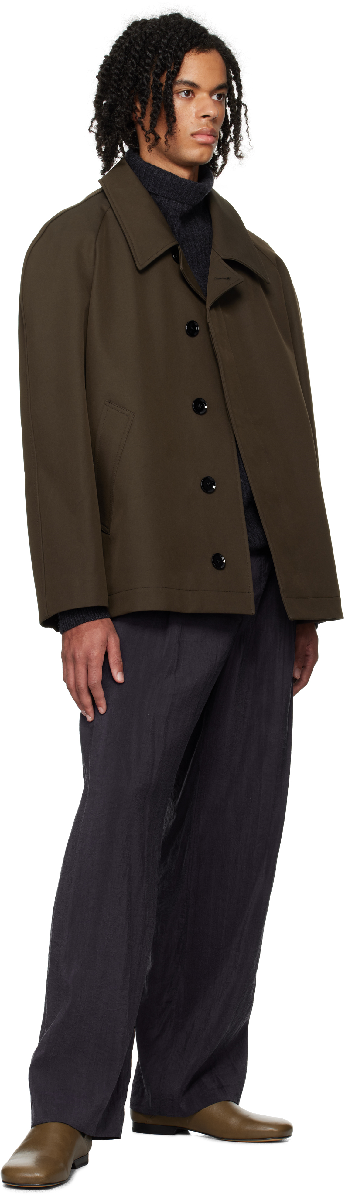 ※マンマーク LEMAIRE ルメール Car Jacket Shop Brown Car Jacket on Sale at BeyondStyle – Get 70% Off Brown