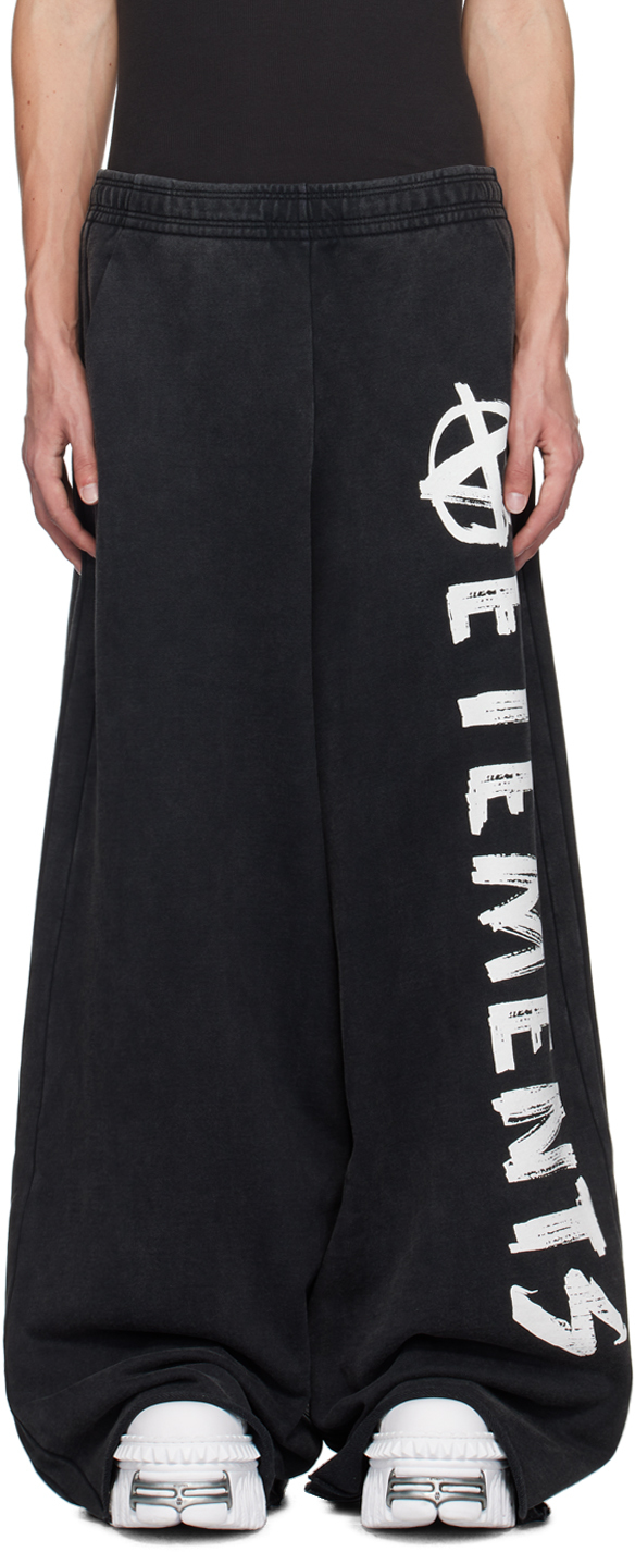 Shop Black Anarchy Sweatpants on Sale at BeyondStyle – Get