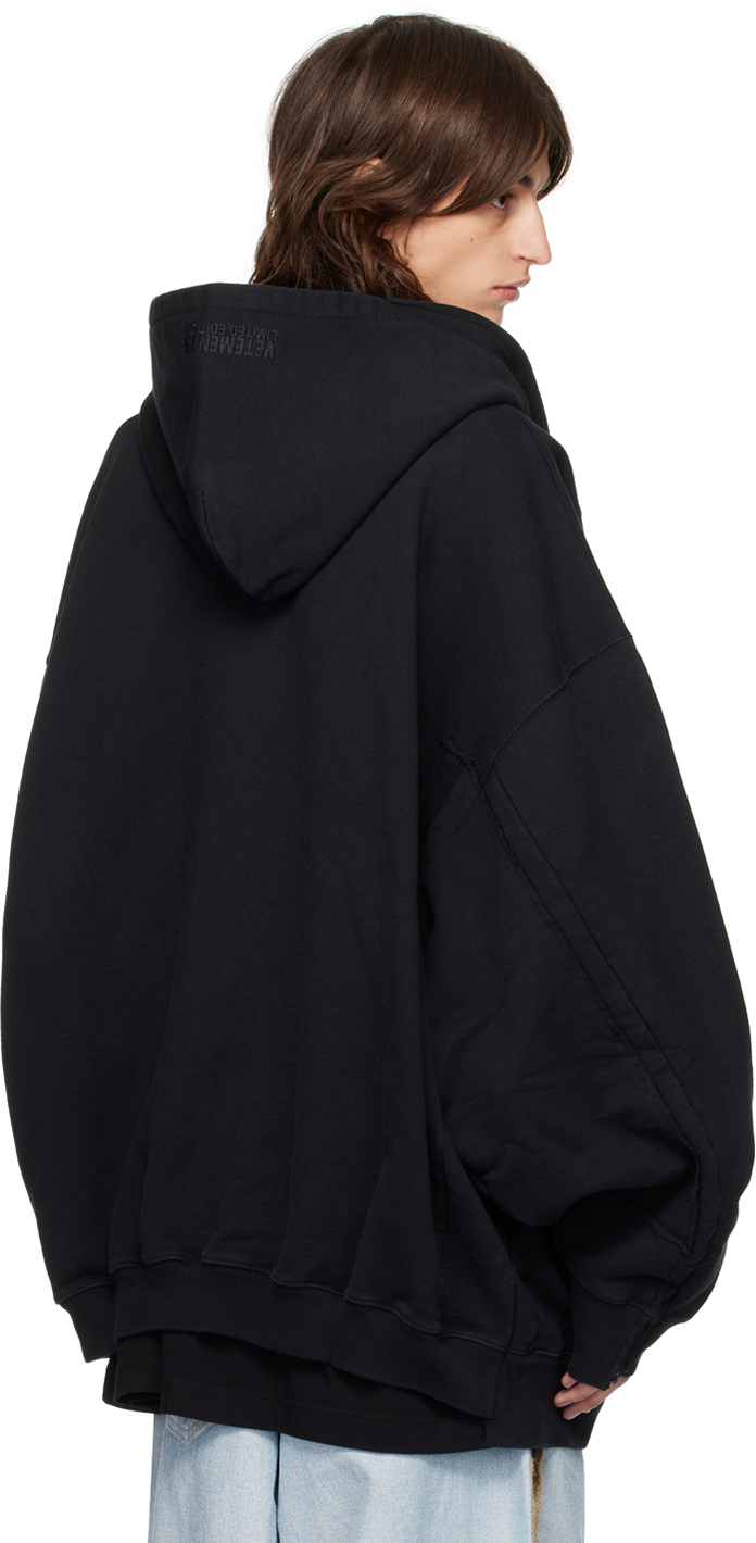 トップス VETEMENTS 23SS CUT-UP ZIP-UP HOODIE Vetements Vetements - Online Cut-Up Zip-Up Hoodie - Washed