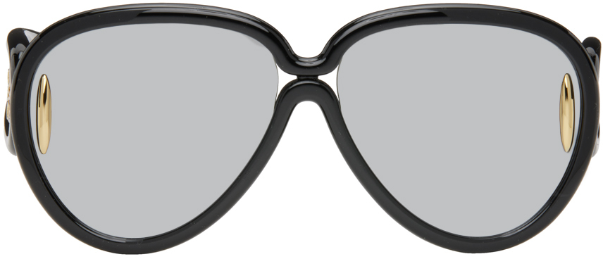 Loewe Black Pilot Mask Sunglasses - Accessories - Save Extra