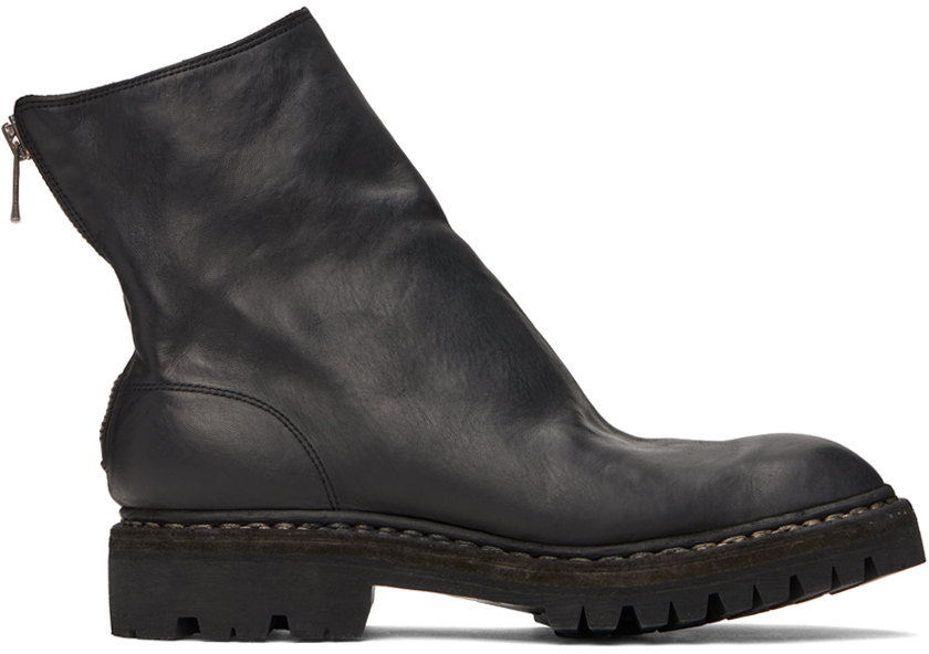796V_N - CALF REVERSE LINED（black t） guidi Black 796V_N Boots - Shoes - Compare Prices from 7+