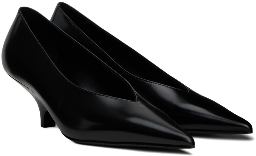 Totême Black 'The Wedge' Heels - Wedge Sandals - Compare
