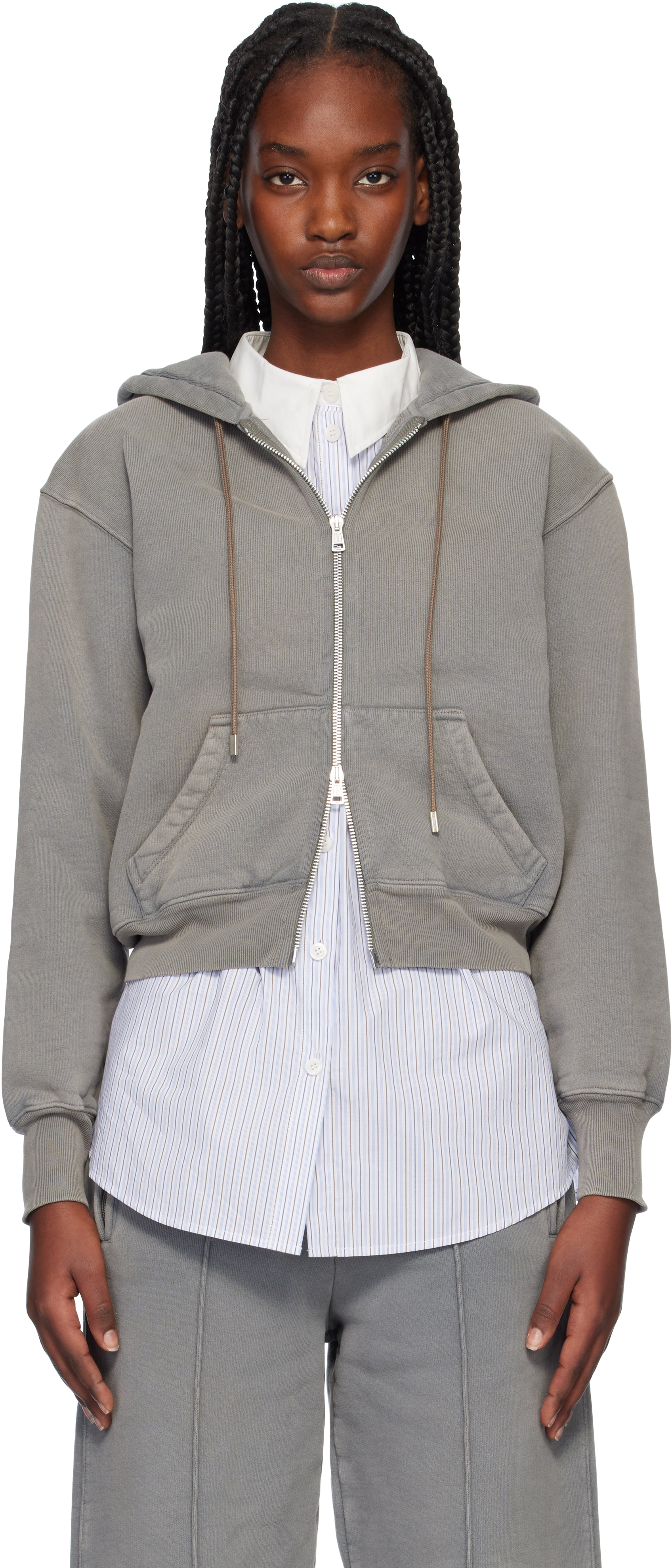Shop Gray Mischief Hoodie on Sale at BeyondStyle – Get 32