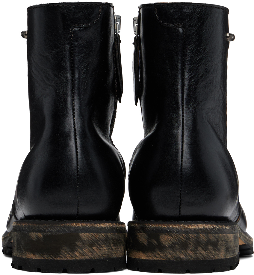 OUR LEGACY 24AW ENGINE BOOT サイドジップブーツ Our Legacy - Engine Boot Deep Black Leather