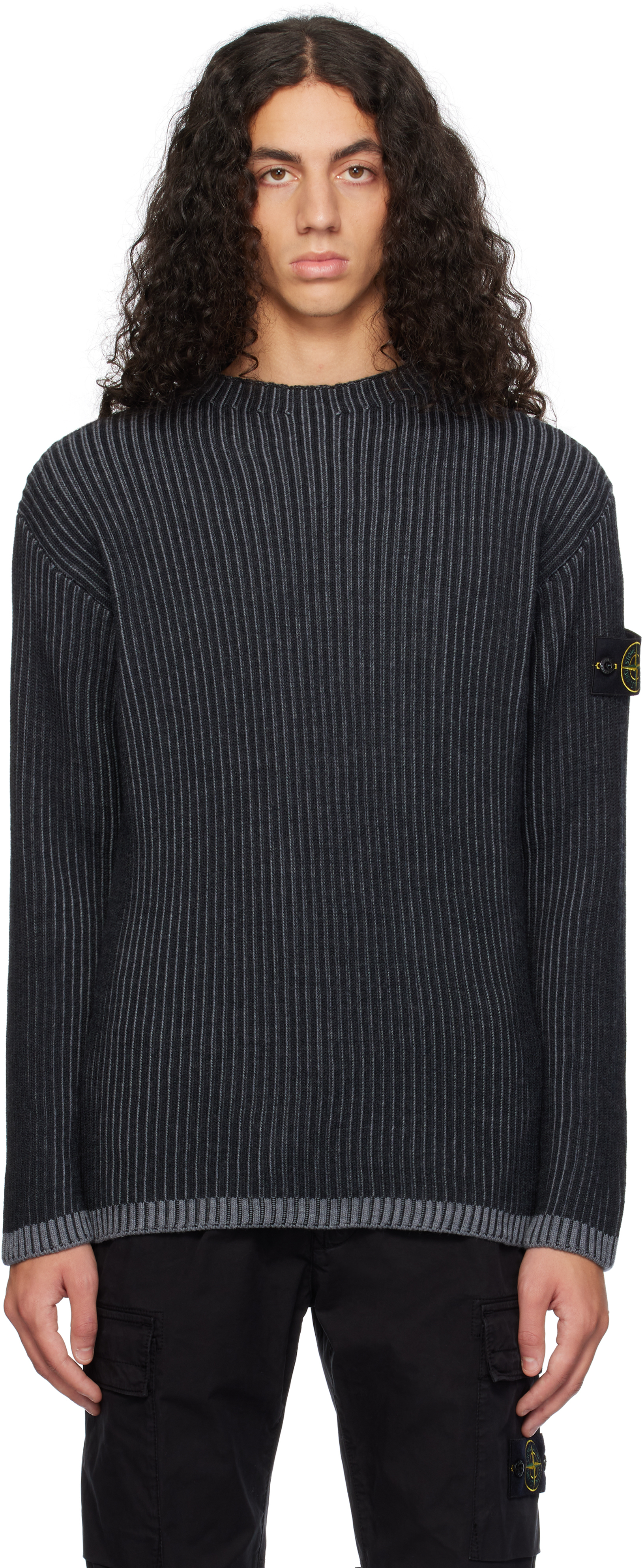 Gray 532C1 Vanisé Full Rib RWS Wool Sweater – On Sale Now with Up