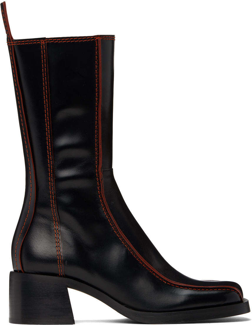 【関税込み】Miista ブラック Mariela ブーツ MIISTA Black Mariela Boots - Shoes - BeyondStyle