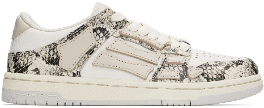 【AMIRI】Snake Skel-Top ローカットスニーカー Amiri Men's Skel Snake-Embossed Low-Top Sneakers | Neiman Marcus