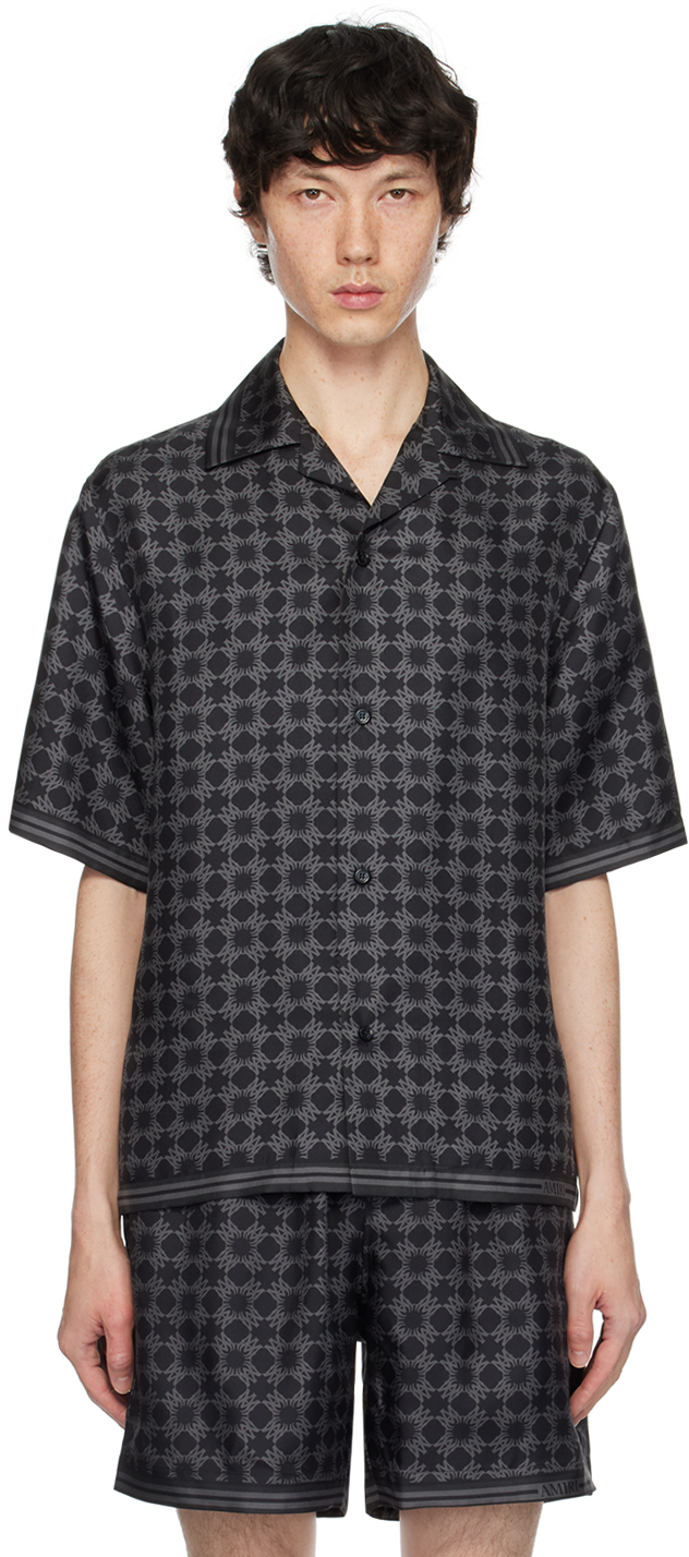 【AMIRI】 MA QUAD BOWLING SHIRT AMIRI Ma Quad Bowling Shirt | Blue | FARFETCH