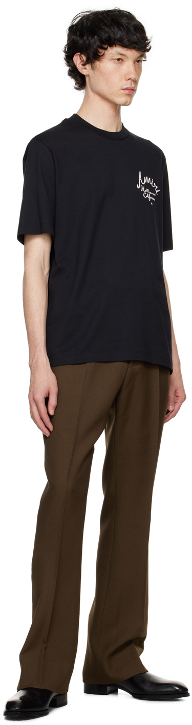 【関税込み】AMIRI ブラック Hollywood Shotgun Tシャツ Amiri Hollywood Shotgun Tee in Black | FWRD