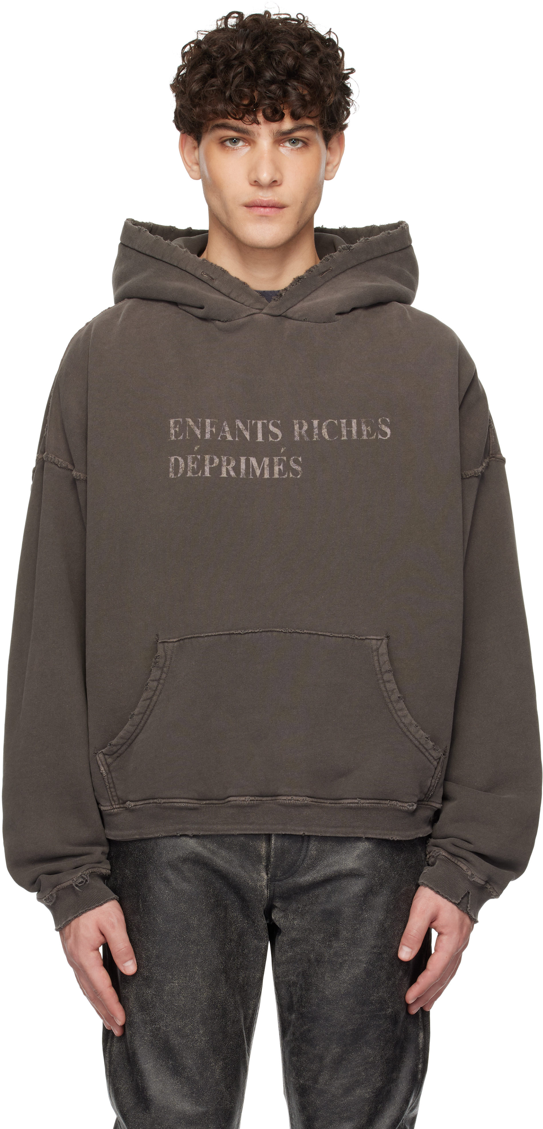 Enfants Riches Déprimés グレー Classic ロゴ Enfants Riches Déprimés Classic Logo Hoodie Heather Grey