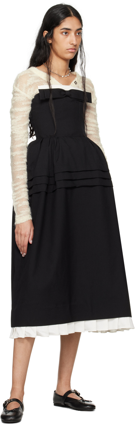 Shushu/Tong Black Flower Bud Maxi Dress - Dresses & Skirts