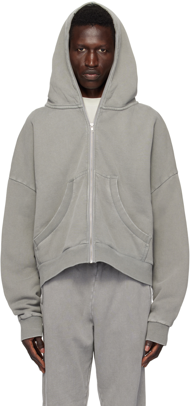 トップス ENTIRE STUDIOS ETERNAL ZIP HOODIE S ENTIRE STUDIOS Eternal Zip Hoodie | Black | FARFETCH
