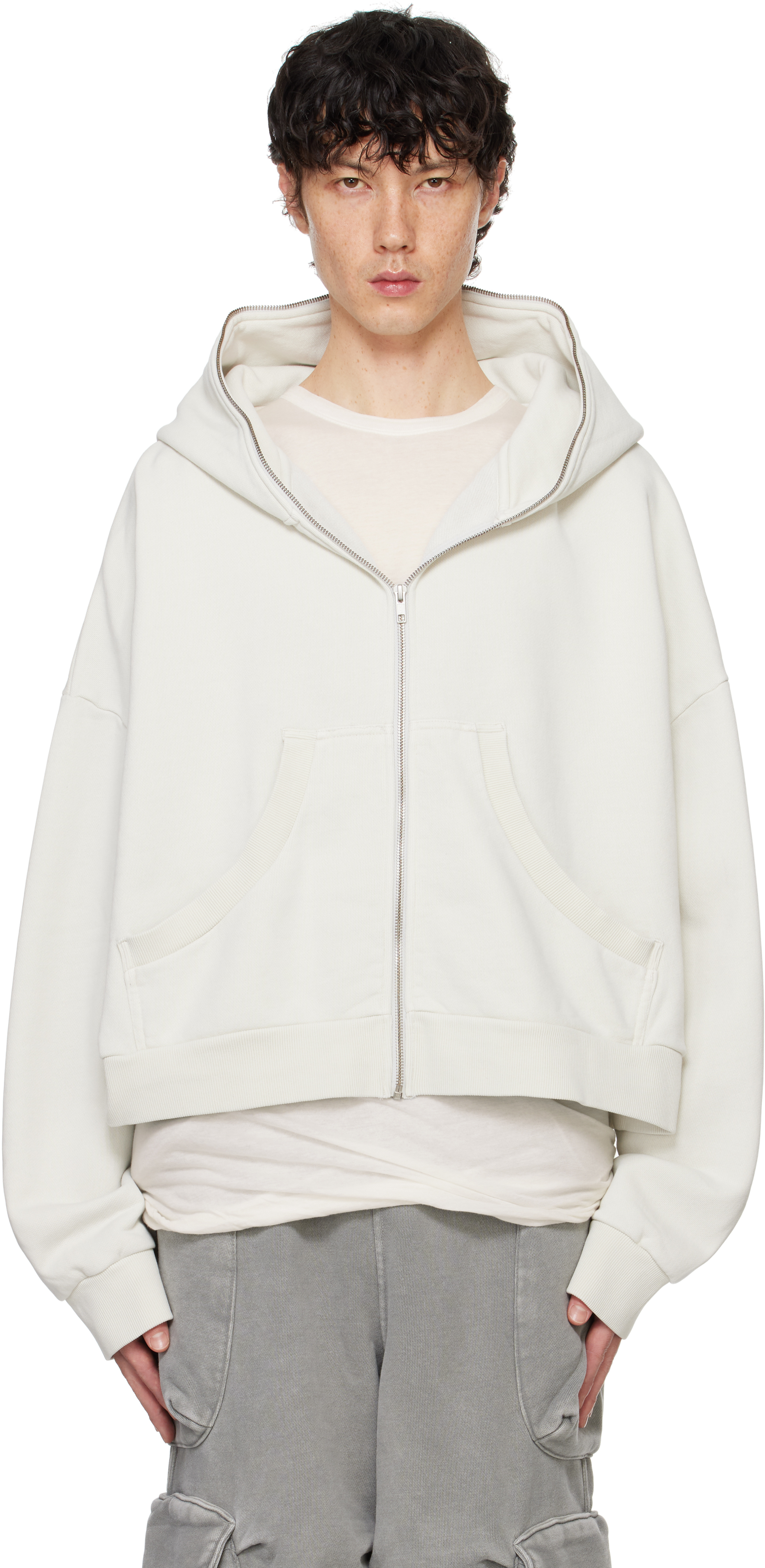 トップス ENTIRE STUDIOS ETERNAL ZIP HOODIE S Entire Studios - Eternal Zip | HBX - Globally Curated