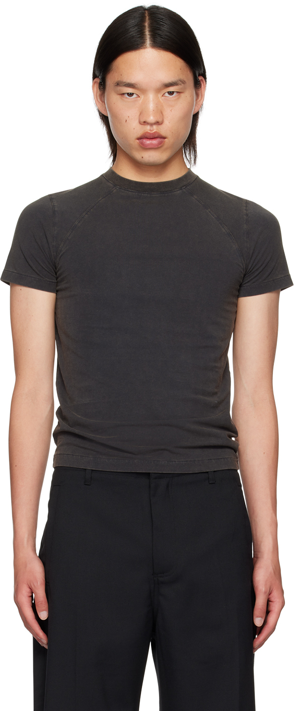 トップス entire studios L/S T-shirts BLACK Entire Studios Men's' Heavy Long Sleeve T-Shirt in Black