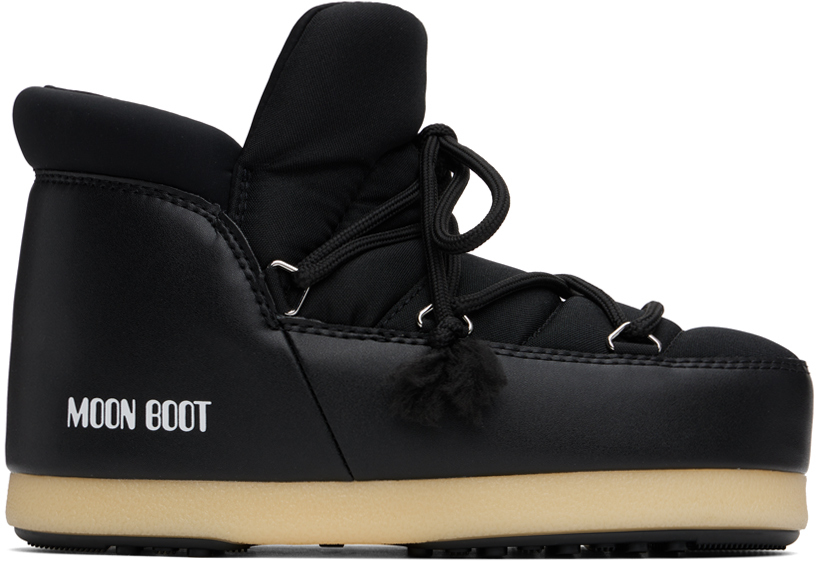 【関税込み】Evx Beads Ankle Boots - Moon Boot - Leather - Bl Moon Boot Black EVX Boots - Shoes - Compare Prices from 7+