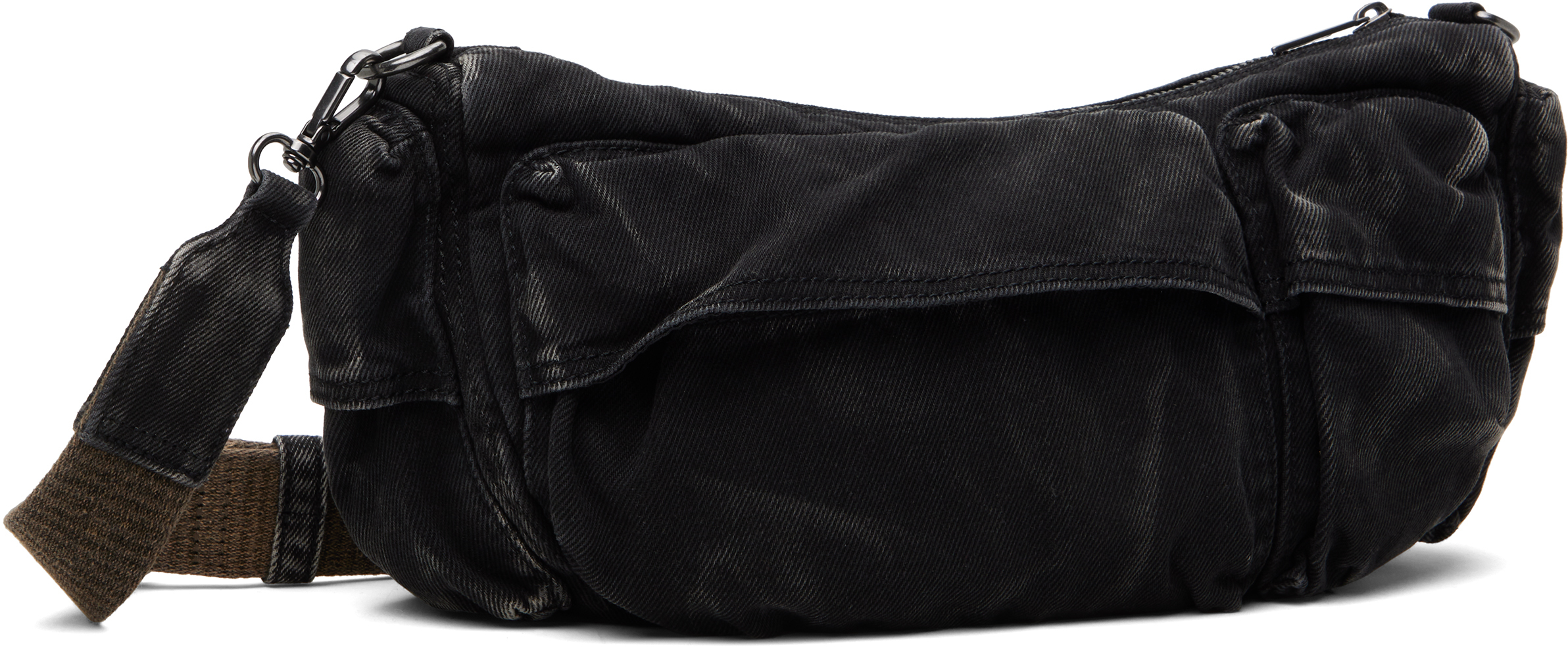 Diesel Black Multi-Pkts X Shoulder Bag - Shoulder Bags